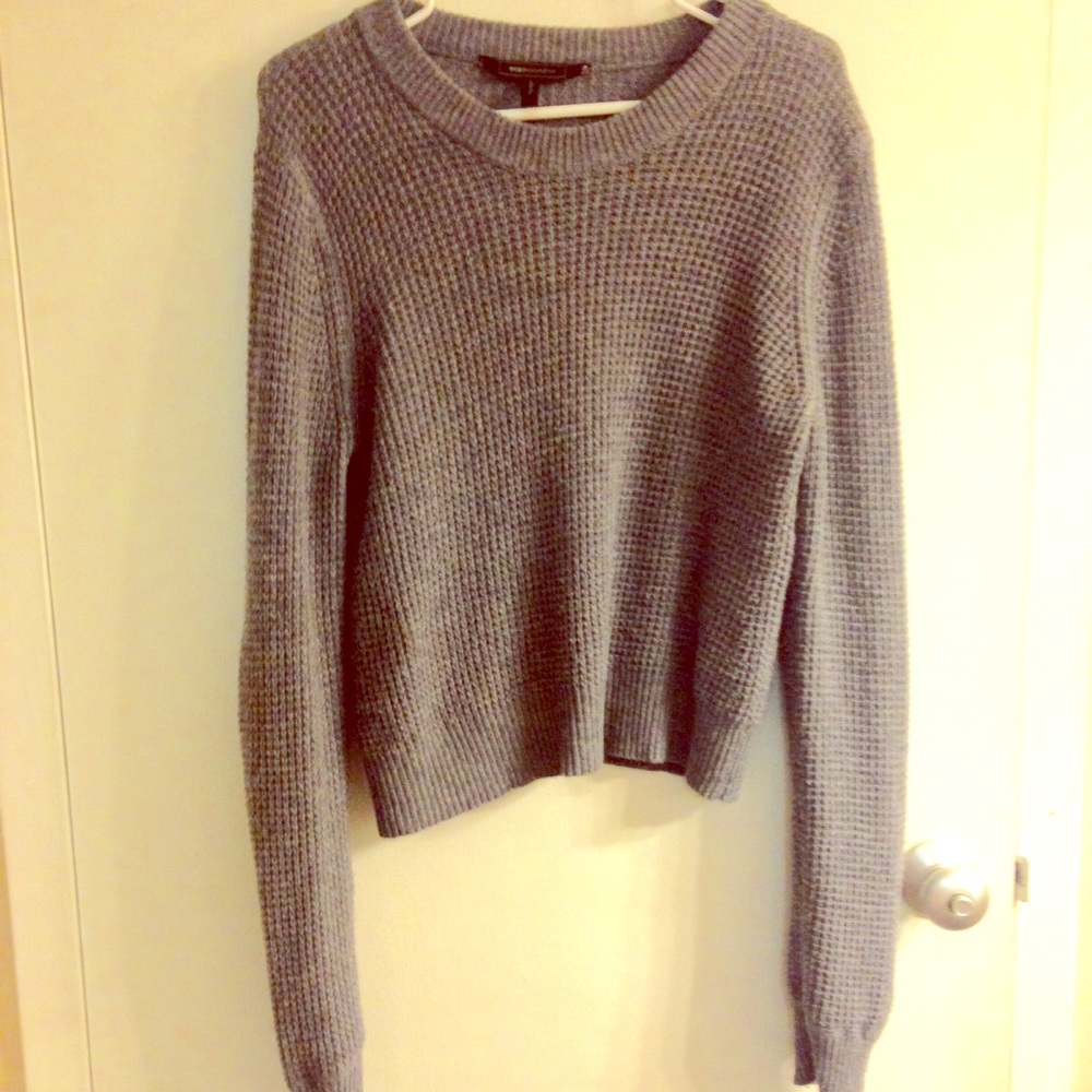Blue Wool Blend Sweater
